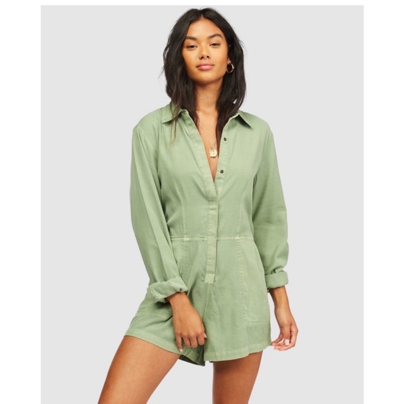 Billabong Gigi Playsuit romper long sleeve - Picture 4 of 7